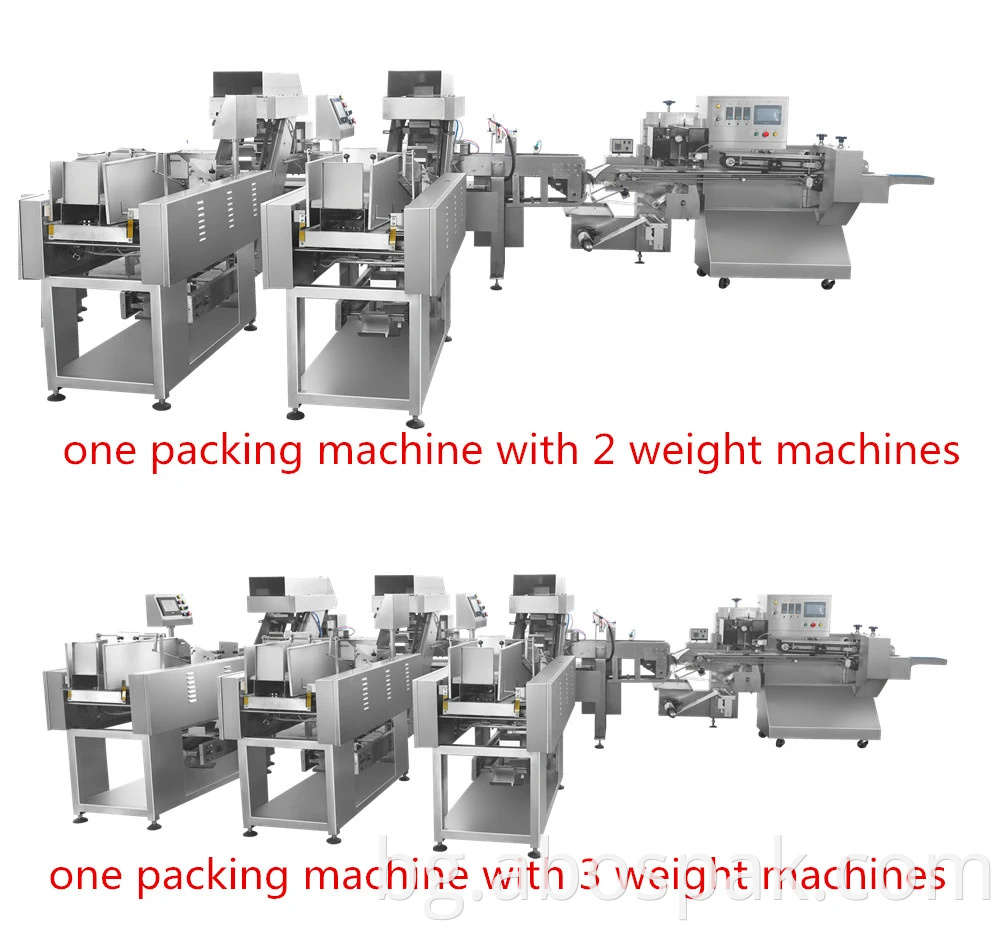 Напълно автоматична машина за опаковане на найлонови торбички за претегляне на спагети/стик юфка 200g/500g